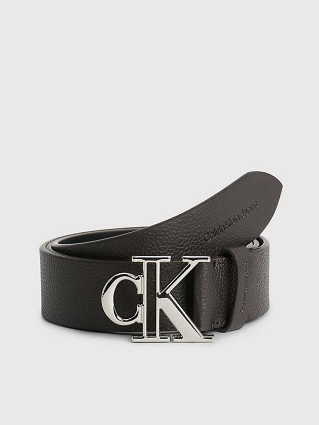 Calvin Klein USA Leather Mens Belt Brown 2984605-SR